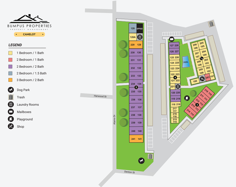 Apartments in Abilene, Texas Camelot Apartments